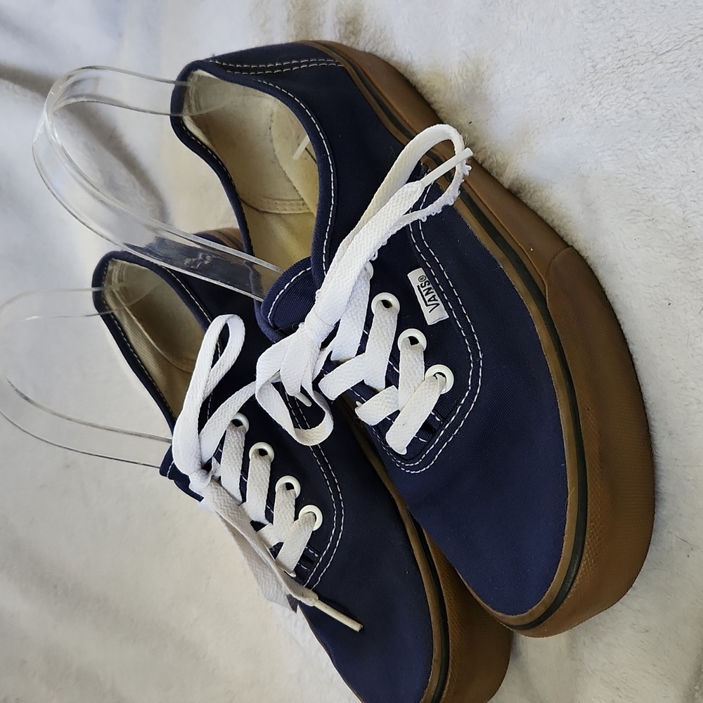 Vans Off The Wall Navy Blue Sneakers Women's 8.5/ Men's 7